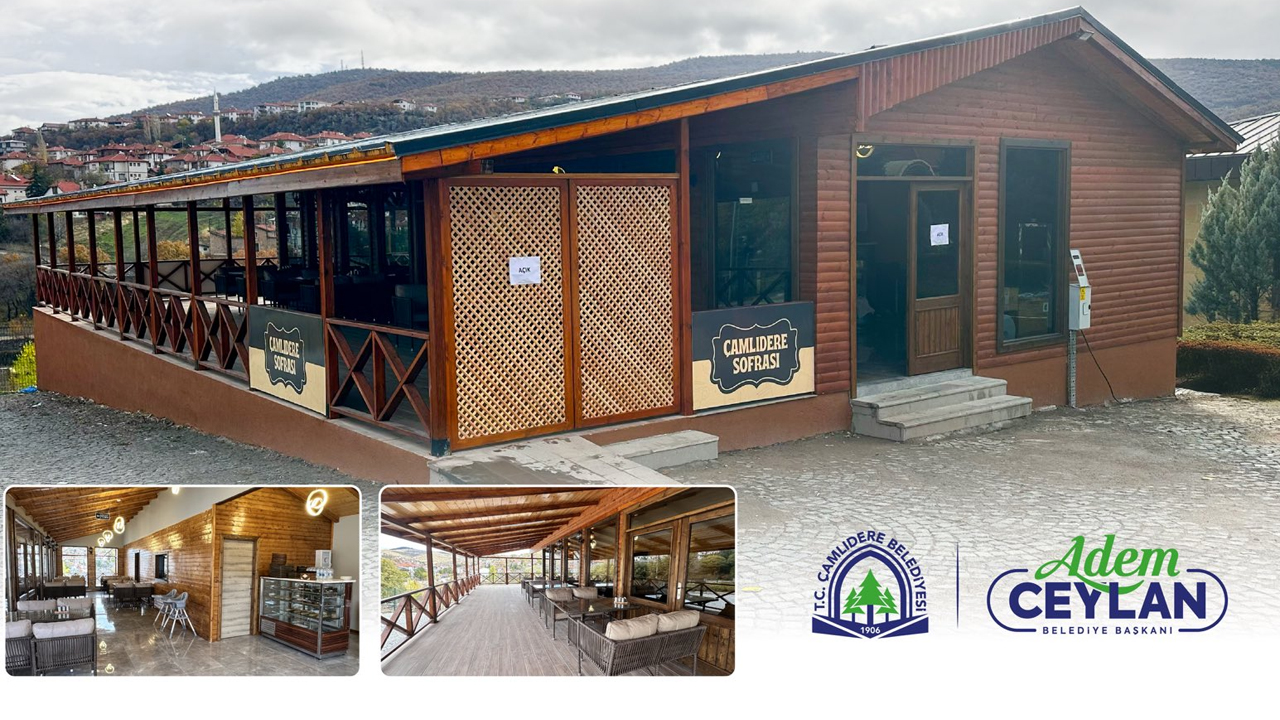 Çamlıdere Sofrası bugün törenle hizmete açılıyor