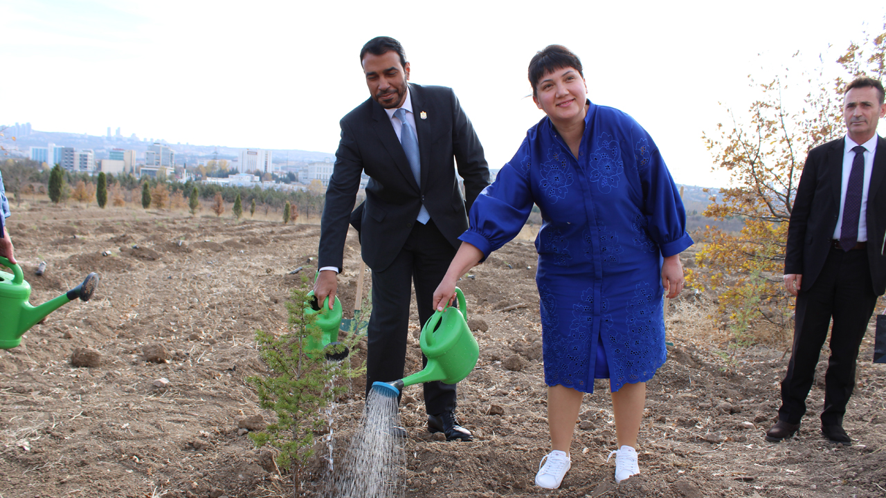 Arap elçisi onuruna Ankara’da hatıra ormanı oluşturuldu