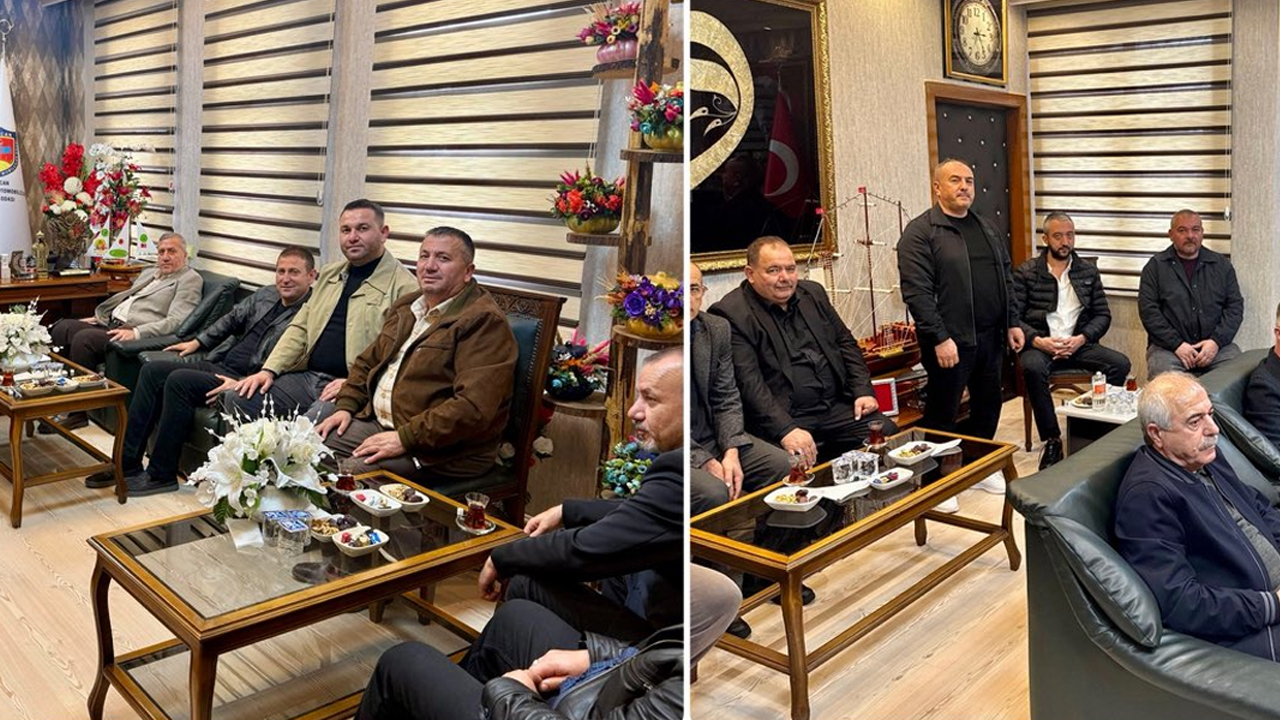 Mehmet Yiğiner Sincan Şoförler Odası’nı ziyaret etti