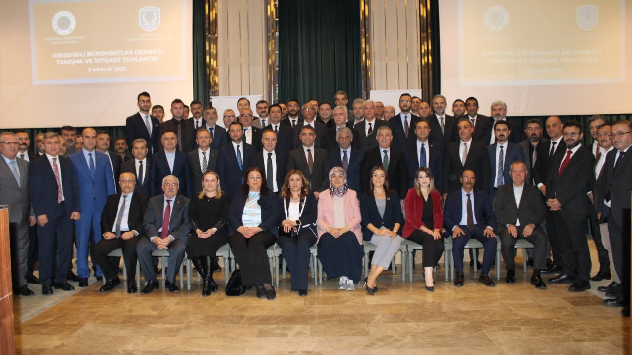 Kırşehirli bürokratlar Ankara’da buluştu: Programa yoğun katılım