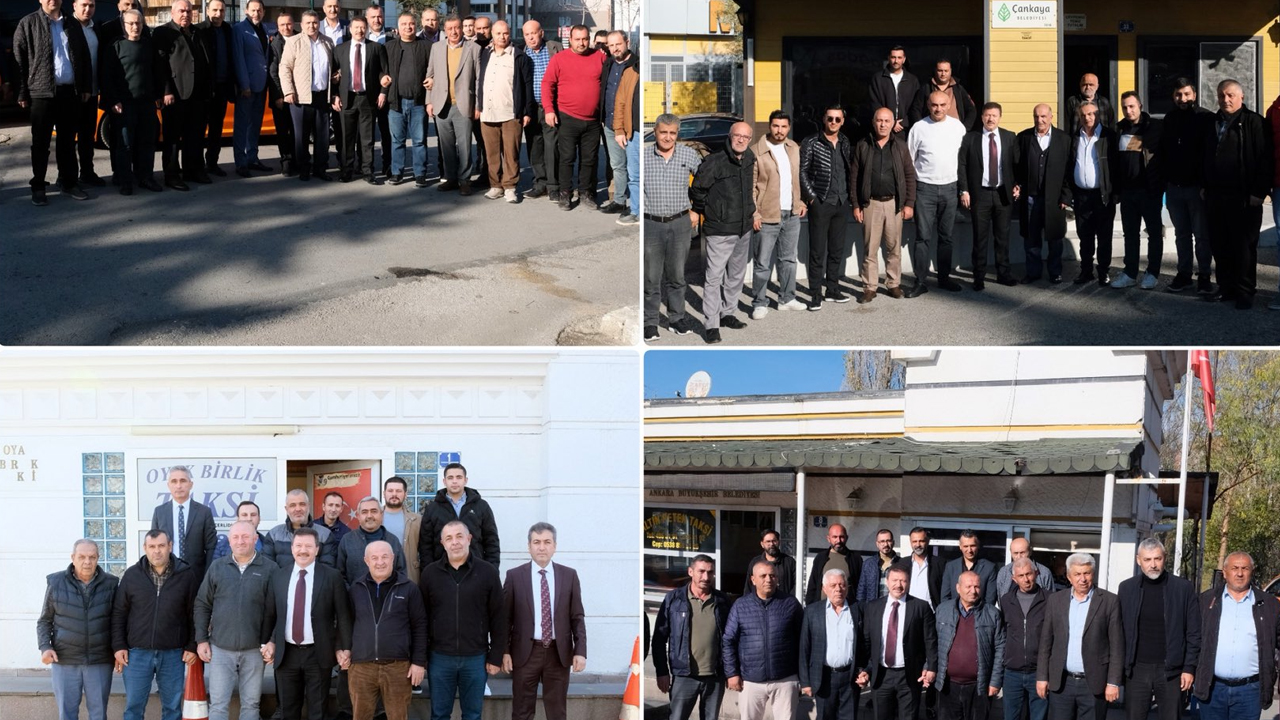 Mehmet Yiğiner’den Ankara'daki taksi duraklarına çıkarma