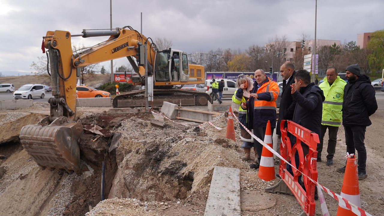 ASKİ Keçiören'de 40 yıllık sel sorununa kalıcı çözüm için sahada