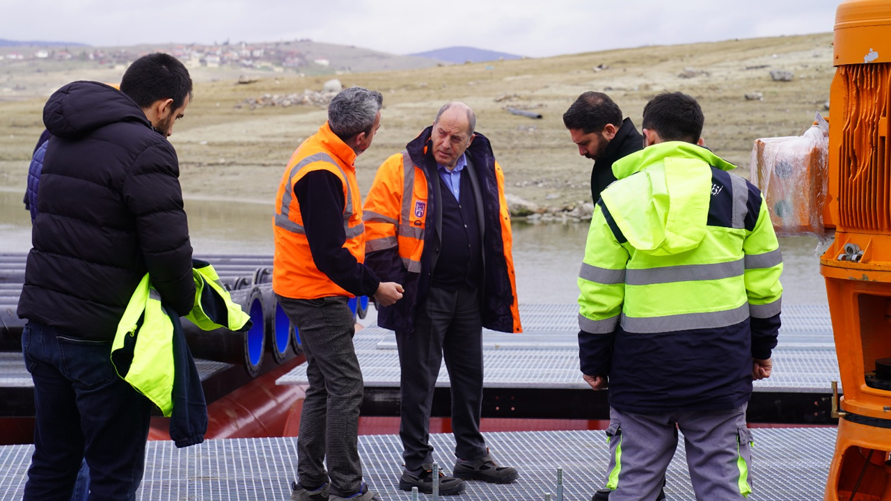 ASKİ Ankara'daki su temini için hayati öneme sahip projede sona yaklaştı