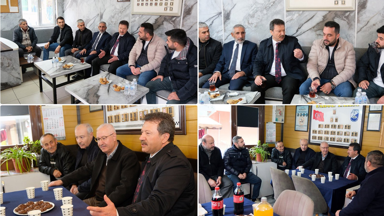 Ankara'da taksi duraklarına ziyaretler sürüyor: Başkan nabız tutuyor