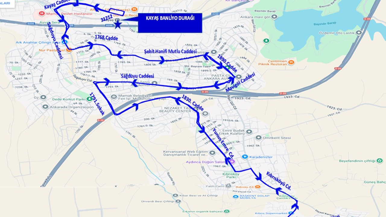 Mamak Metro inşaatı EGO'yu karıştırdı: Yeni hat düzenlemesi yapılacak
