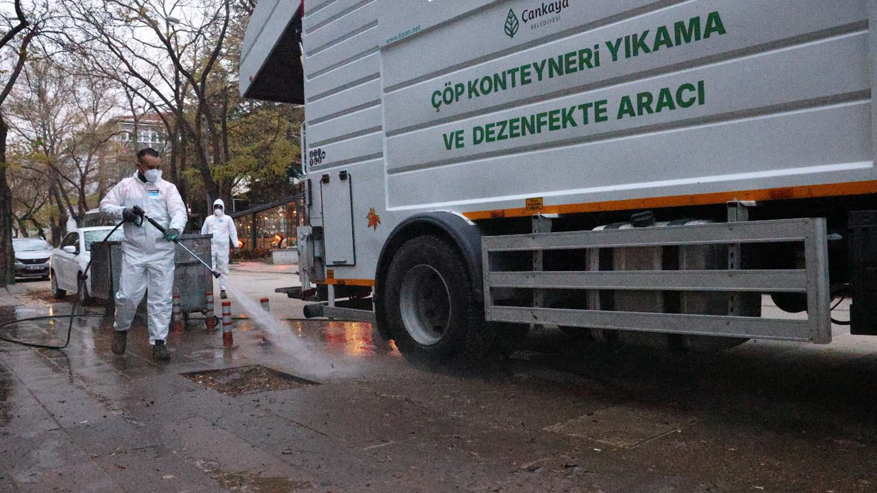 Çankaya Bahçelievler’de kapsamlı temizlik: Dezenfeksiyon yapıldı