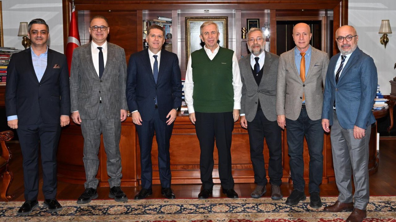 Gençlerbirliği Yönetimi Mansur Yavaş’ı ziyaret etti