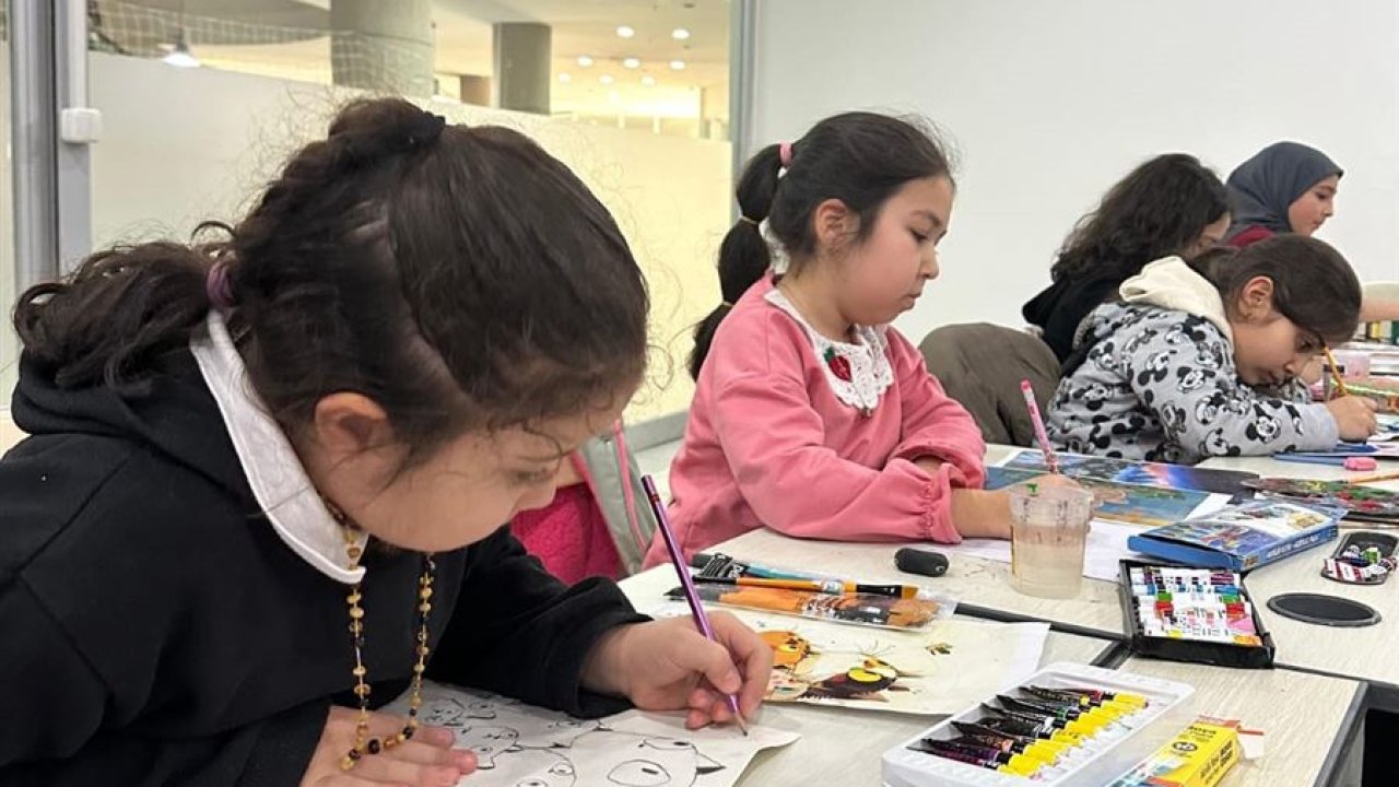 Pursaklar Belediyesi çocuklar için resim kursu açtı