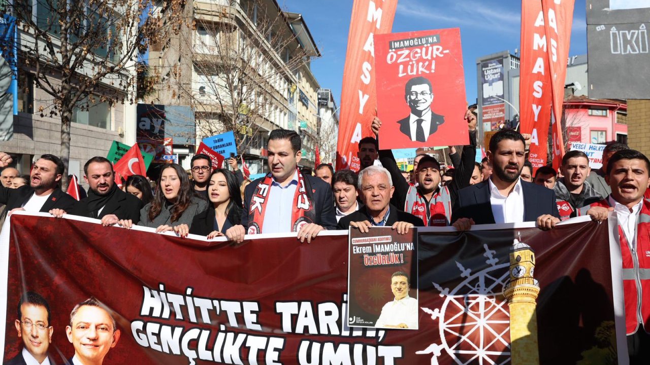 Çorum’daki eyleme Mamak Belediyesi’nden üst düzey katılım