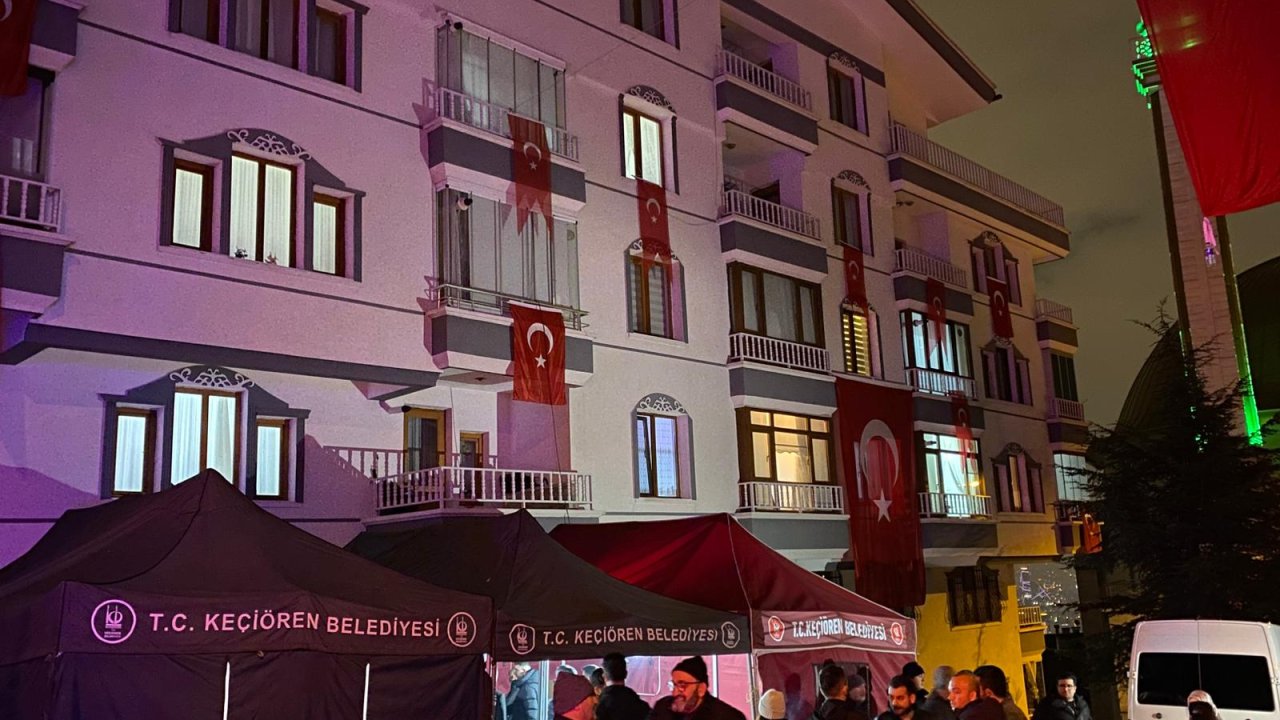 Şehidin Keçiören’deki baba evine acı haber verildi