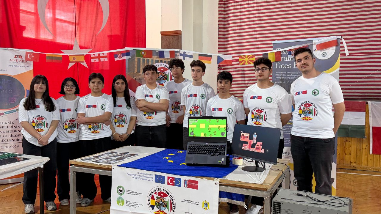 Ankaralı liselilerden afet bilinci kazandıran mobil oyun