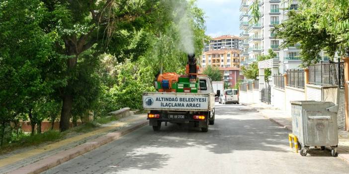 Altındağ'da haşerelere geçit yok