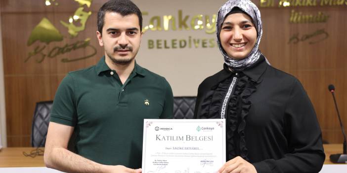 Çankaya'da 76 barista sertifikasını aldı: 159 saat eğitim gördüler