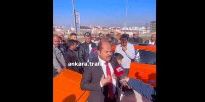 Sincan’da Martı Tag sürücüsünü tehdit eden taksi şoförleri gözaltına alındı