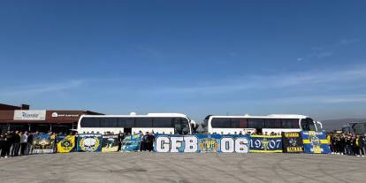 Ankaralı Fenerbahçeliler Rangers maçı için İstanbul yolunda