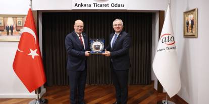 Ankara'nın ticaret patronu Hacettepe Rektörü'nü ağırladı