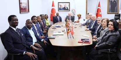 Ankaralı patronlar Ticaret Odası'nda Uganda heyetini ağırladı