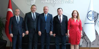 ASO Başkanı Ankara Kent Konseyi Sanayi Grubu’nu ağırladı