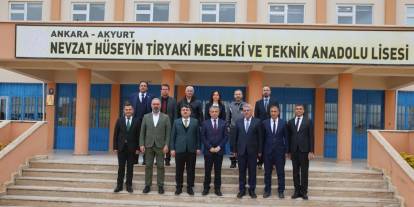 Ankaralı Sanayicilerden 3 meslek lisesine destek