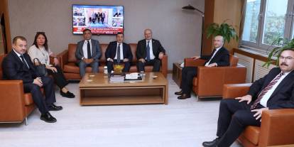 Ankaralı patronlardan Devlet Malzeme Ofisi’ne ziyaret