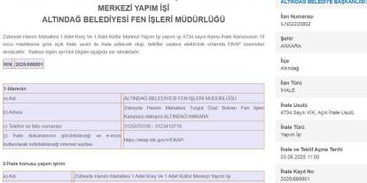 Altındağ Zübeyde Hanım’a kreş ve kültür merkezi müjdesi