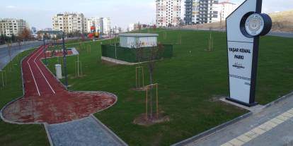 Etimesgut’ta Yaşar Kemal Parkı 19 Mayıs’ta açılıyor