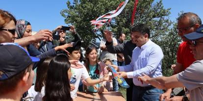 Akyurt’ta uçurtma şenliği: Gökyüzü renklendi