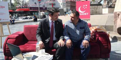 Saadet Lideri Mahmut Arıkan’dan “Ev Genci” eylemine destek