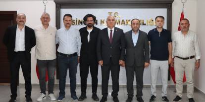 Sincan Gümüşhaneliler Derneği, Kaymakam Levent Kılıç’ı ziyaret etti