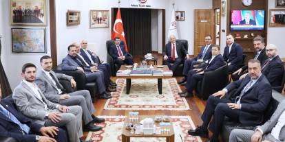 Ankaralı patronlar Vali Vasip Şahin'i ağırladı