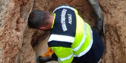 ASKİ su kaçaklarına müdahale etmeye devam ediyor