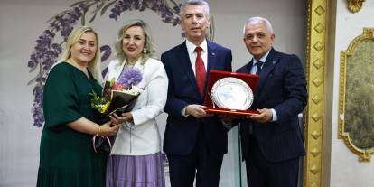 Mamak’ta veda programı: Veli Gündüz Şahin de katıldı