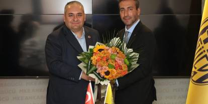 Keçiören Belediye Başkanı Özarslan’dan Ankaragücü’ne destek ziyareti
