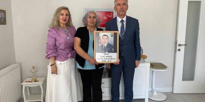 Mamak Kaymakamı Ali Sırmalı’dan şehit annesine ziyaret