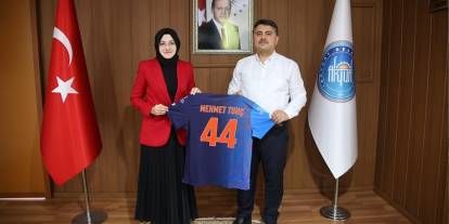 Akyurt Kaymakamı, Belediye Başkanı Hillal Ayık'ı ziyaret etti