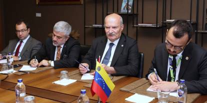 Ankaralı patronlar Venezuelalı heyet ile buluştu: Ticaret güçleniyor