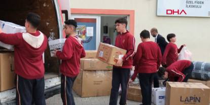 Ankaralı öğrencilerden Hakkari’ye kırtasiye ve giyecek yardımı