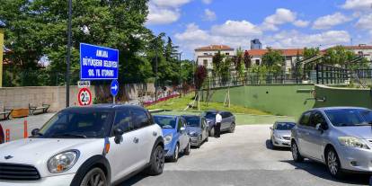 Ulus trafiği rahatlayacak: 208 araç kapasiteli otopark açıldı