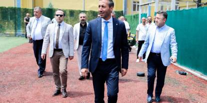Ankaragücü Başkanı Gazi Ercüment Tekin altyapıyı yakından takip ediyor