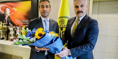 MHP ve İYİ Parti heyetleri Ankaragücü'nü ziyaret etti