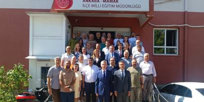 Bodrum'a atanan Mamak Kaymakamı öğretmenleri ziyaret etti