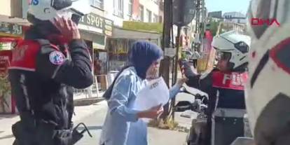 Mamak’ta YKS’ye geç kalan öğrenciyi polisler yetiştirdi