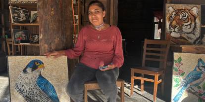 Sakine Bostancı Hatay’ın kültürünü mozaiklere taşıyor