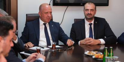 Ankaralı sanayiciler Ostimli iş insanlarını ziyaret etti