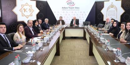 Ankaralı patronlar haftalık istişare toplantısında buluştu