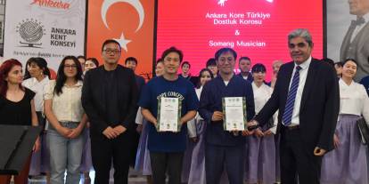 Güney Koreliler Ankara'da: Engelli vatandaşlar için dayanışma