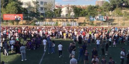 Ankara'da 11 yaşındaki çocuklar sahada: Ödül töreni düzenlendi