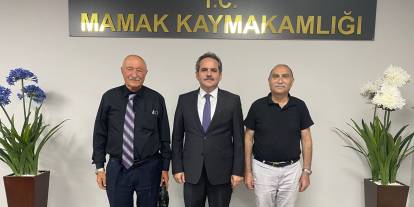 Şah-ı Merdan Cemevi’nden Mamak Kaymakamı Kaya’ya hayırlı olsun ziyareti