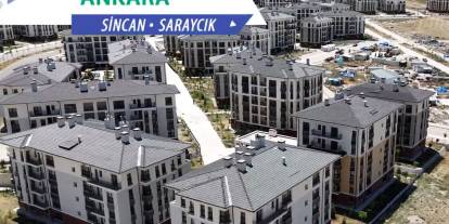 Sincan’da yapılan TOKİ konutları teslim ediliyor