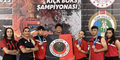 Gençlerbirliği kick boks takımı şampiyonadan 5 madalya ile döndü